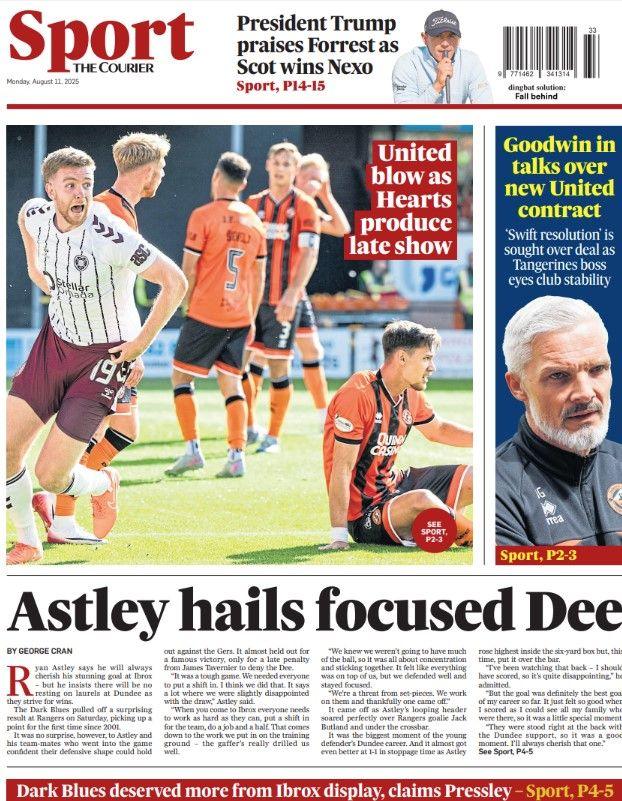 Courier back page