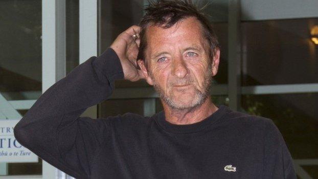 Phil Rudd at District Court in Tauranga, New Zealand (4 Dec 2014)