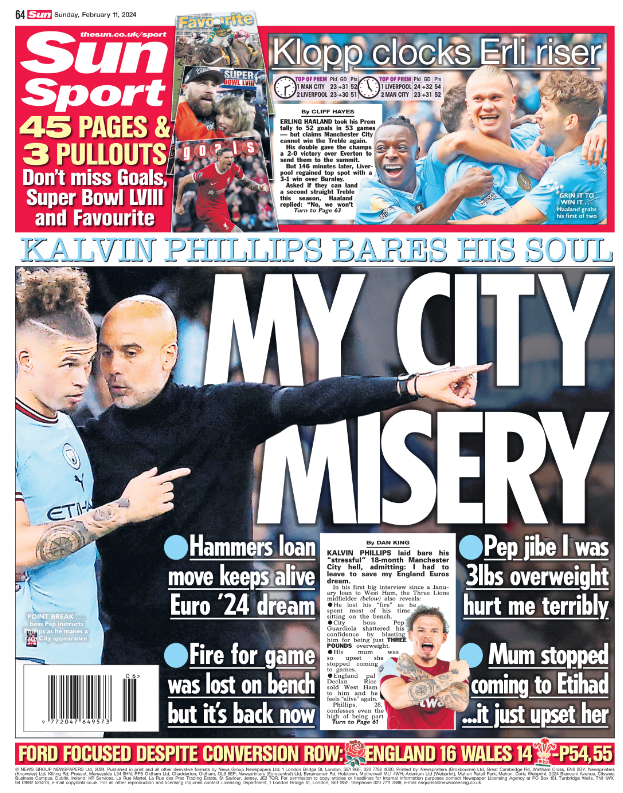 Sun back page