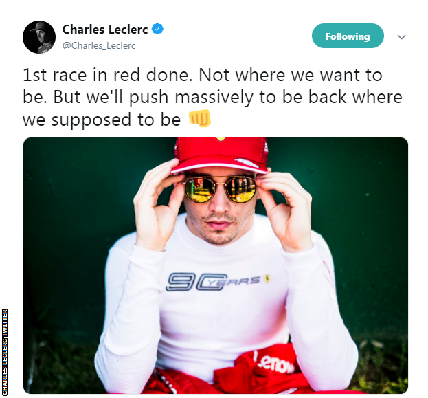 Charles Leclerc Twitter