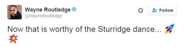 Wayne Routledge tweet