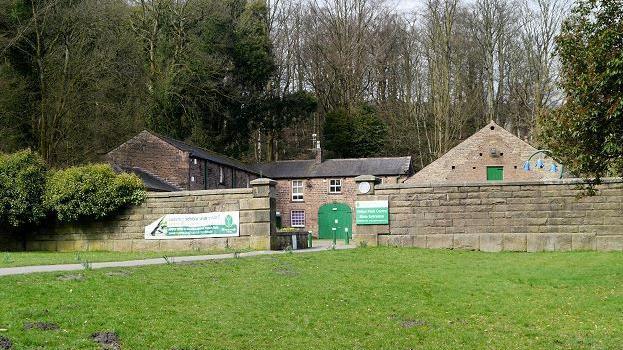 External view of the Witton Country Park Visitor Centre which is also used by Myerscough College at their Blackburn centre.