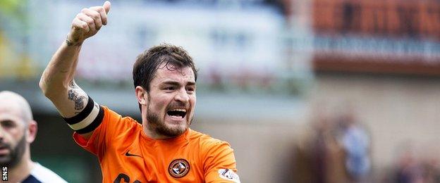 Dundee United midfielder Paul Paton