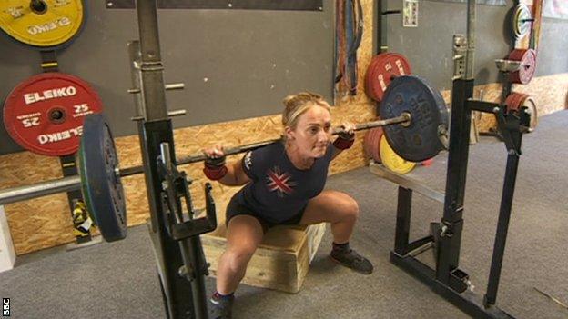 Powerlifter, Ellie Steel, prepares for World Games competition