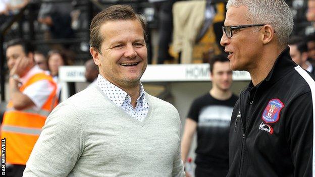 Mark Cooper and Keith Curle