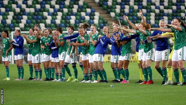 The scenes after NI's victory over Latvia at Windsor Park will live long in the memory