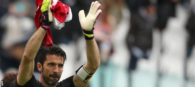 Gianluigi Buffon of Juventus