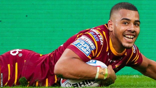 Darnell McIntosh has scored 10 tries for Huddersfield Giants this season