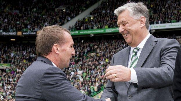 Brendan Rodgers and Peter Lawwell