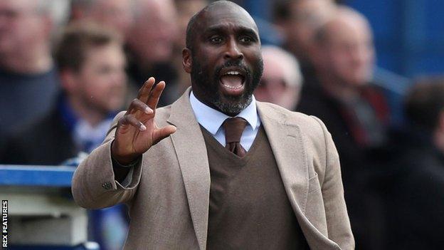 New Southend boss Sol Campbell