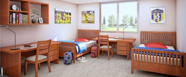 Artist's impression of new residential rooms