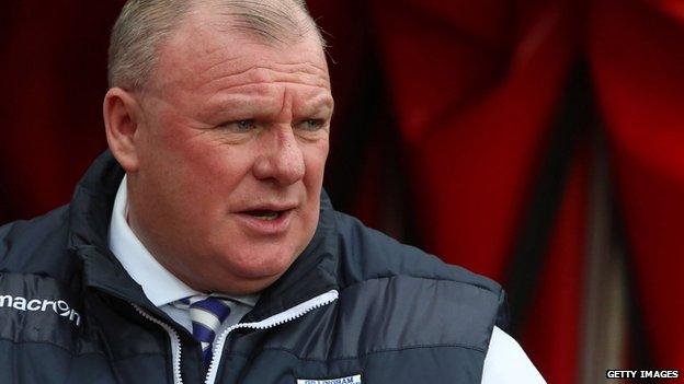 Gillingham manager Steve Evans