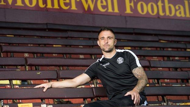 Motherwell captain Peter Hartley