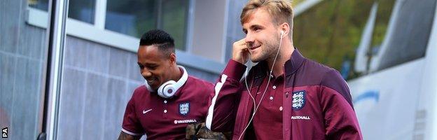 Nathaniel Clyne and Luke Shaw