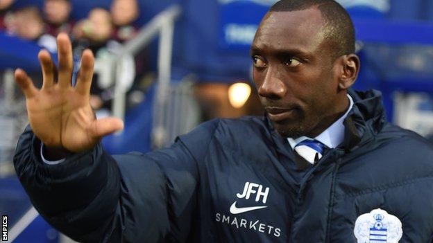 QPR boss Jimmy Floyd Hasselbaink