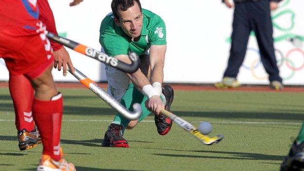 Peter Caruth scored Ireland's opener against Malaysia