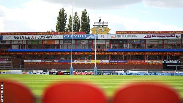 Gloucester's Kingsholm stadium