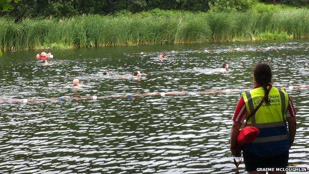 Swimming at Latitude