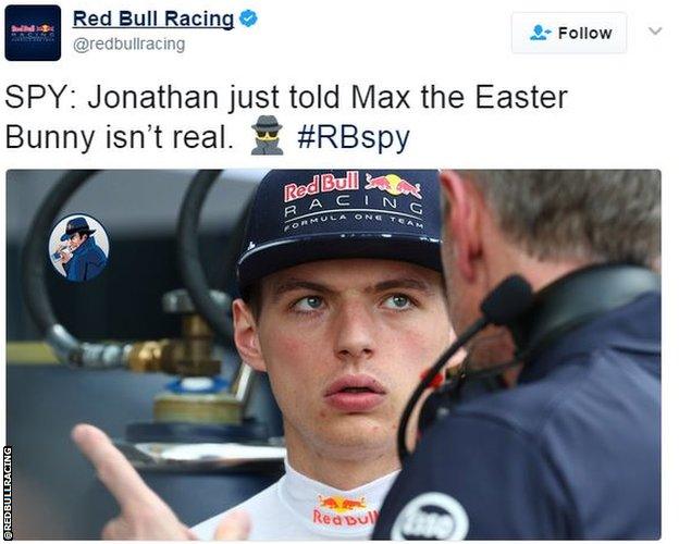 Red Bull tweet