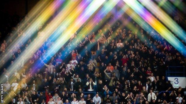 Fans at Chelsea v Manchester United