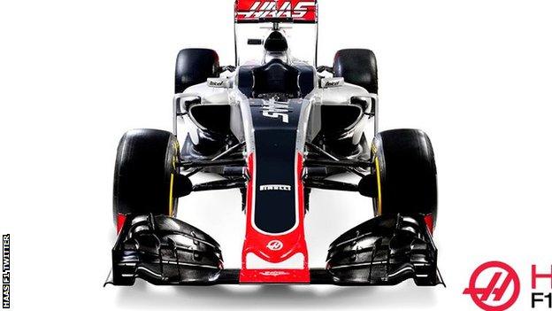 Haas F1 2016 car