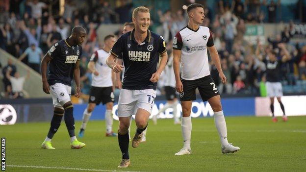 George Saville scored on his return to Millwall after re-signing for the club from Middlesborough last month