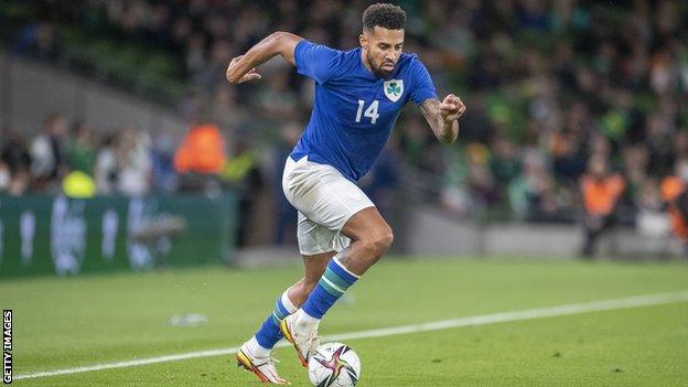 Cyrus Christie's most recent appearance came in the Republic of Ireland's friendly win over Qatar in October 2021