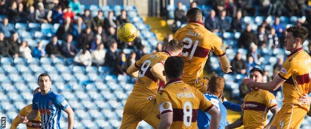 Zak Jules rises highest in the box to power home a header that gave Well all three points