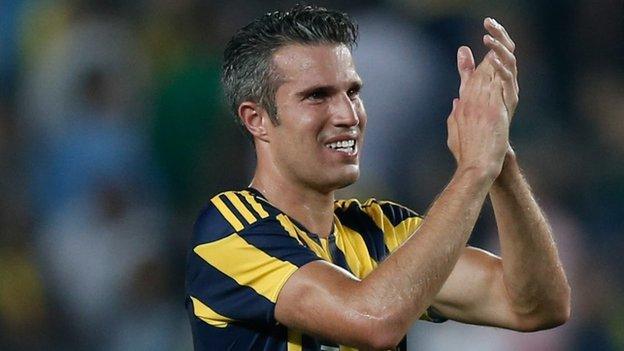 Fenerbahce striker Robin van Persie