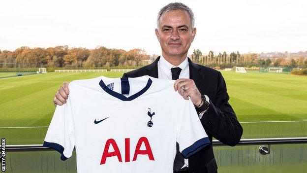 Tottenham manager Jose Mourinho