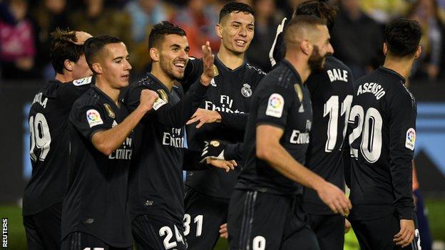 Real Madrid celebrate