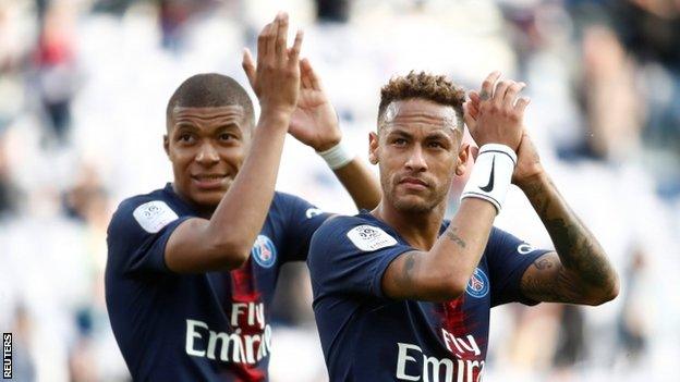 Kylian Mbappe and Neymar