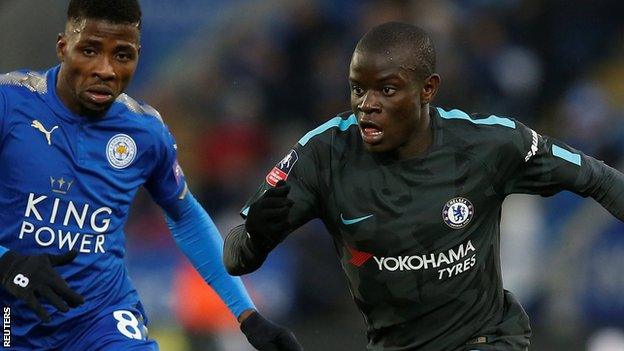 Chelsea midfielder N'Golo Kante