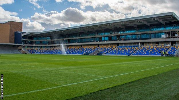 AFC Wimbledon's new stadium at Plough Lane