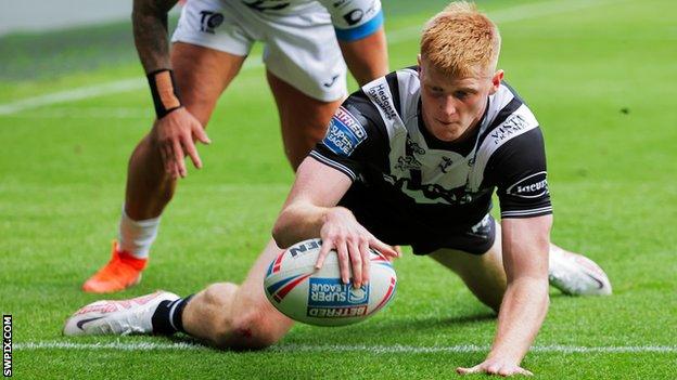 Harvey Barron scored three tries for Hull FC last season, with all of them coming across two games against Toulouse