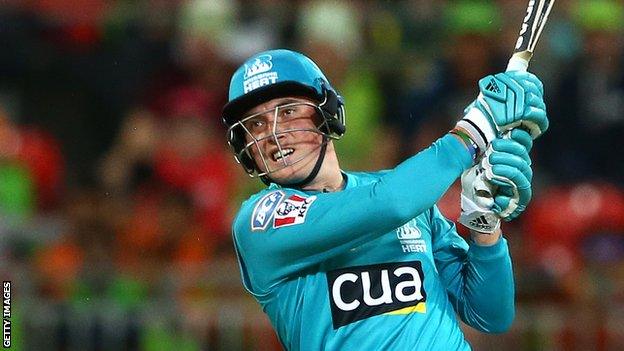 Tom Banton bats for Brisbane Heat