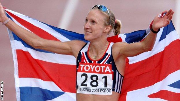 Paula Radcliffe won gold at the 2005 world championships