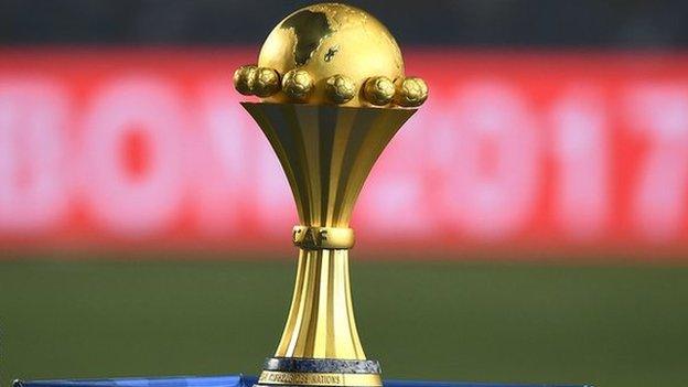 The Africa Cup of Nations trophy