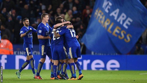 Leicester need 17 points from their final seven games to guarantee the title