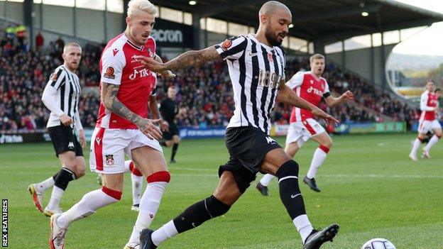 The game at the Racecourse Ground finished 1-1 after a late Torquay equaliser