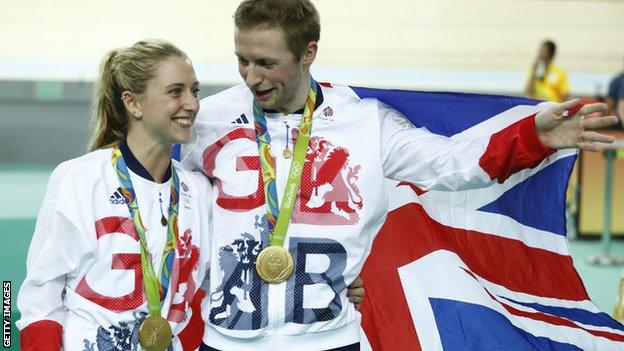 Jason Kenny and Laura Trott