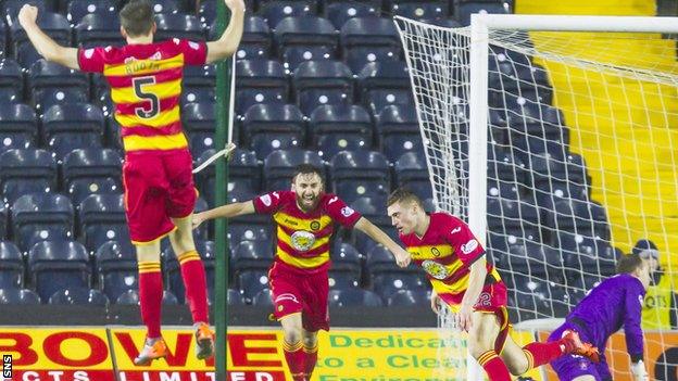 Partick Thistle's third goal