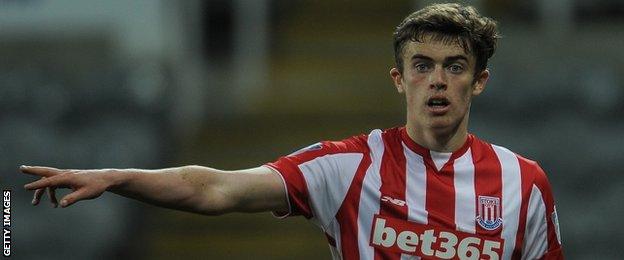 Stoke City defender Mark Waddington