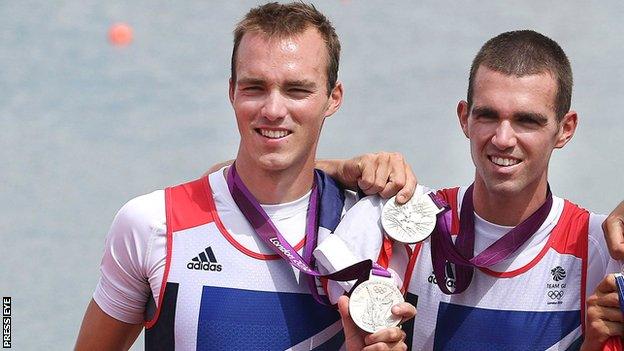 Coleraine brothers Peter and Richard Chambers were part of Great Britain's 2012 Olympic silver medal-winning lightweight four crew