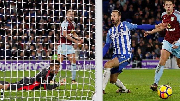 Glenn Murray misses against Burnley