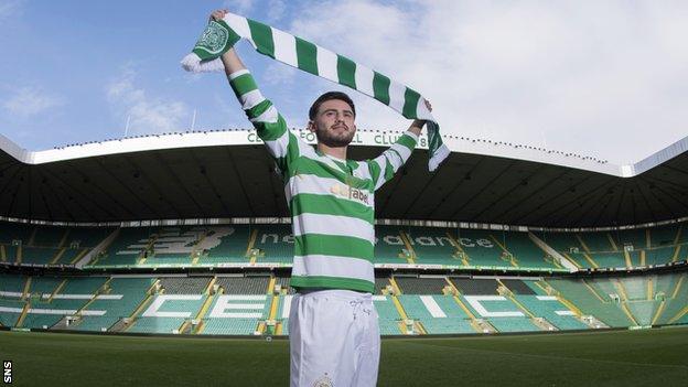 Patrick Roberts has returned to Celtic on loan