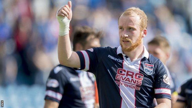 Ross Country striker Liam Boyce