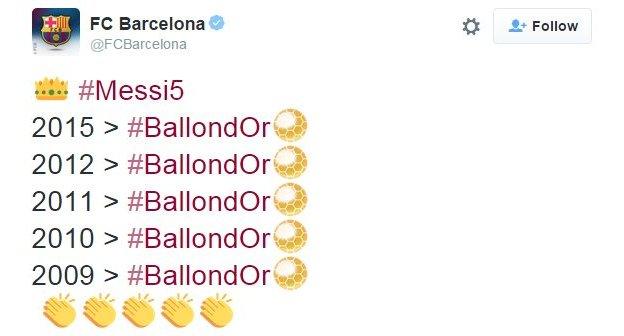 FC Barcelona Twitter