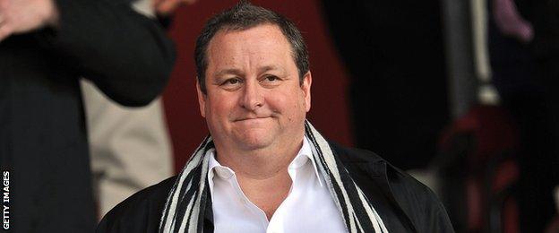 Newcastle owner Mike Ashley