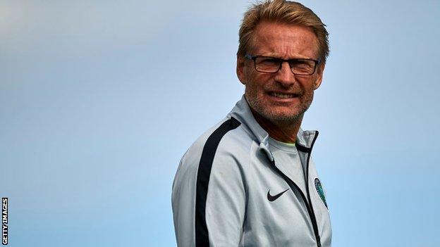 Nigeria women's coach Thomas Dennerby